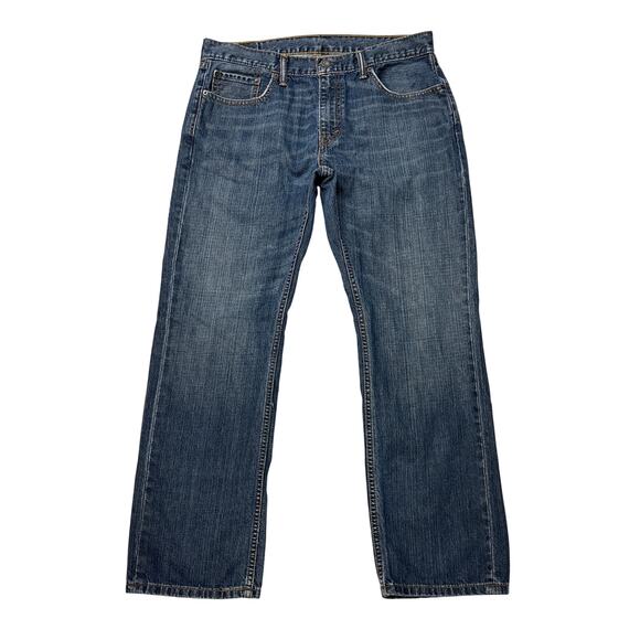 Levis 559 Jeans Mens 34x30 Blue Relaxed Fit Straight Leg Distressed 100% Cotton - Picture 1 of 11